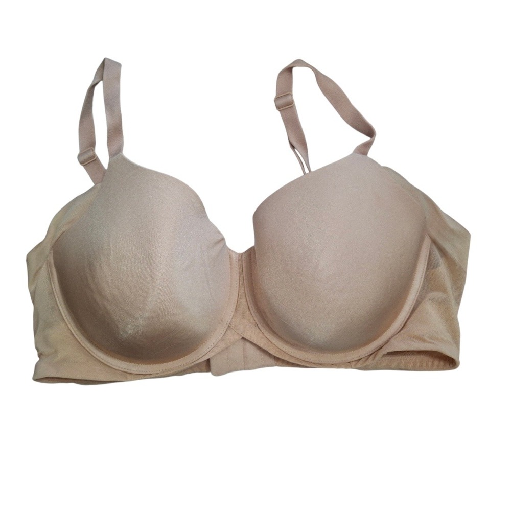 Wacoal Ultimate Side Smoother‎ T-Shirt Bra Full Coverage Beige 42C 853281